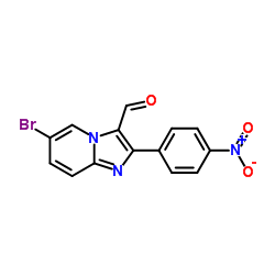 6-Bromo-2-(4-nitrophenyl)imidazo[1,2-a]pyridine-3-carbaldehyde Structure