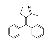 3-BENZHYDRYLIDENE-2-METHYL-1-PYRROLINE structure