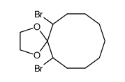 6,14-dibromo-1,4-dioxaspiro[4.9]tetradecane Structure