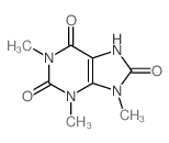 1,3,9-Trimethyluric acid structure
