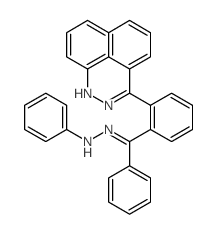 Benzene, o-dibenzoyl-,bis(phenylhydrazone) (8CI) Structure