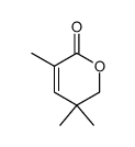 5,6-Dihydro-3,5,5-trimethyl-2H-pyran-2-one structure