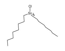 chloro(ethyl)dioctylstannane Structure