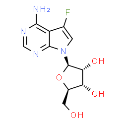 (2R,3R,4S,5R)-2-(4-amino-5-fluoro-7H-pyrrolo[2,3-d]pyrimidin-7-yl)-5-(hydroxymethyl)tetrahydrofuran-3,4-diol picture