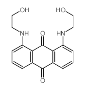 9,10-Anthracenedione,1,8-bis[(2-hydroxyethyl)amino]- Structure