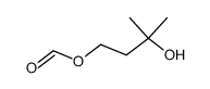 3-hydroxy-3-methylbutyl formate Structure