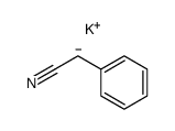 potassium salt of phenylacetonitrile Structure