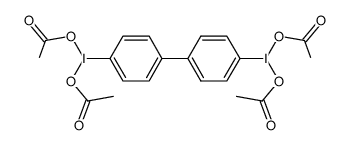 4,4'-bis(diacetoxyiodo)biphenyl Structure