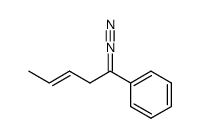 (E)-(1-diazopent-3-en-1-yl)benzene结构式