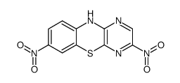 1,4-diaza-3,7-dinitrophenothiazine Structure