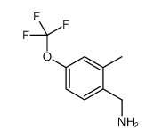 (2-Methyl-4-(trifluoromethoxy)phenyl)Methanamine structure