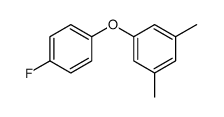 Benzene, 1-(4-fluorophenoxy)-3,5-dimethyl- (9CI) structure