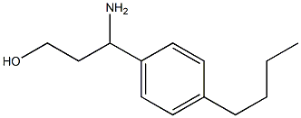 3-AMINO-3-(4-BUTYLPHENYL)PROPAN-1-OL Structure