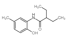 Butanamide, 2-ethyl-N-(2-hydroxy-5-methylphenyl)- (9CI) structure