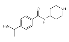 Benzamide, 4-(1-aminoethyl)-N-4-piperidinyl- (9CI) structure