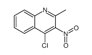 2-Methyl-3-nitro-4-chloroquinoline结构式