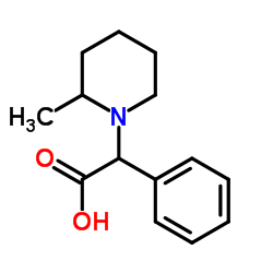 (2-METHYL-PIPERIDIN-1-YL)-PHENYL-ACETIC ACID结构式