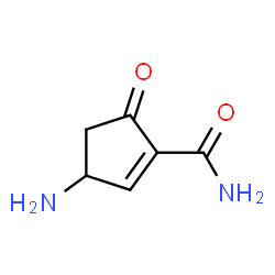 1-Cyclopentene-1-carboxamide,3-amino-5-oxo-(9CI) Structure