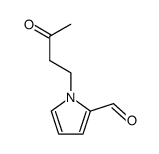 N-(3-oxobutyl)pyrrole-2-carbaldehyde结构式
