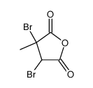 2,3-dibromo-2-methylsuccinic acid anhydride结构式