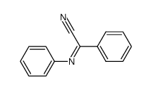 α-(phenylimino)benzeneacetonitrile Structure