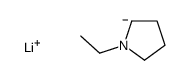 lithium,1-ethylpyrrolidin-5-ide Structure