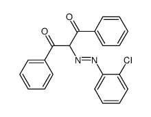 1,3-diketo-1,3-diphenyl-2-(o-chlorophenylazo)propane结构式