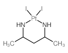 4-azanidylpentan-2-ylazanide,diiodoplatinum(2+)结构式