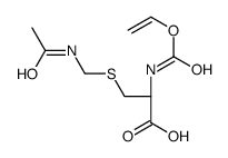 S-[acetamidomethyl]-N-[(vinyloxy)carbonyl]-L-cysteine结构式