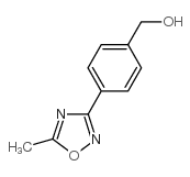 [4-(5-methyl-1,2,4-oxadiazol-3-yl)phenyl]methanol Structure