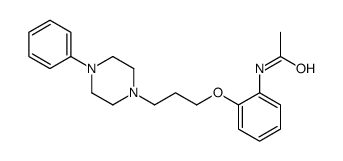 N-[2-[3-(4-phenylpiperazin-1-yl)propoxy]phenyl]acetamide Structure