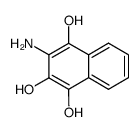 3-amino-naphthalene-1,2,4-triol Structure