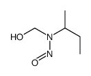 N-butan-2-yl-N-(hydroxymethyl)nitrous amide Structure