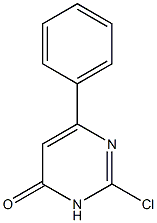 2-chloro-6-phenyl-4(3H)-Pyrimidinone Structure