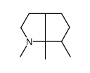 1,6,6a-trimethyl-2,3,3a,4,5,6-hexahydrocyclopenta[b]pyrrole Structure