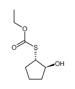 Carbonothioic acid, O-ethyl S-(2-hydroxycyclopentyl) ester, trans- (9CI) picture