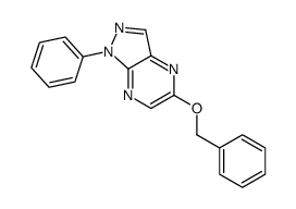 1-phenyl-5-phenylmethoxypyrazolo[3,4-b]pyrazine Structure
