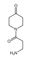 1-(3-aminopropanoyl)piperidin-4-one Structure