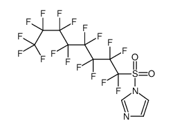 1-(1,1,2,2,3,3,4,4,5,5,6,6,7,7,8,8,8-heptadecafluorooctylsulfonyl)imidazole结构式