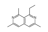 1-ethyl-3,6,8-trimethyl-2,7-naphthyridine结构式