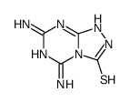 5,7-diamino-2H-[1,2,4]triazolo[4,3-a][1,3,5]triazine-3-thione结构式