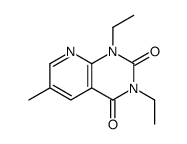 1,3-diethyl-6-methylpyrido[2,3-d]pyrimidine-2,4-dione结构式