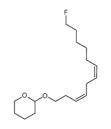 12-fluoro-(Z),(Z)-3,6-dodecadien-1-yl tetrahydropyranyl ether Structure