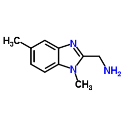 1-(1,5-Dimethyl-1H-benzimidazol-2-yl)methanamine结构式