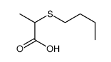 2-butylsulfanylpropanoic acid结构式