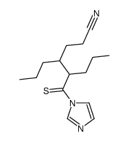 5-(imidazole-1-carbothioyl)-4-propyloctanenitrile结构式
