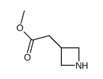 Azetidin-3-yl-acetic acid methyl ester structure