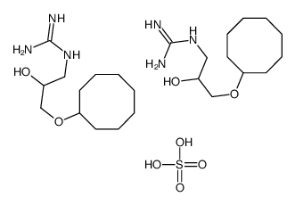 2-(3-cyclooctyloxy-2-hydroxypropyl)guanidine,sulfuric acid结构式