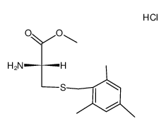 S-(2,4,6-Trimethylbenzyl)cysteine Methyl Ester Hydrochloride Structure