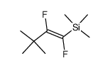 (Z)-1,2-difluoro-3,3-dimethyl-1-(trimethylsilyl)-1-butene Structure